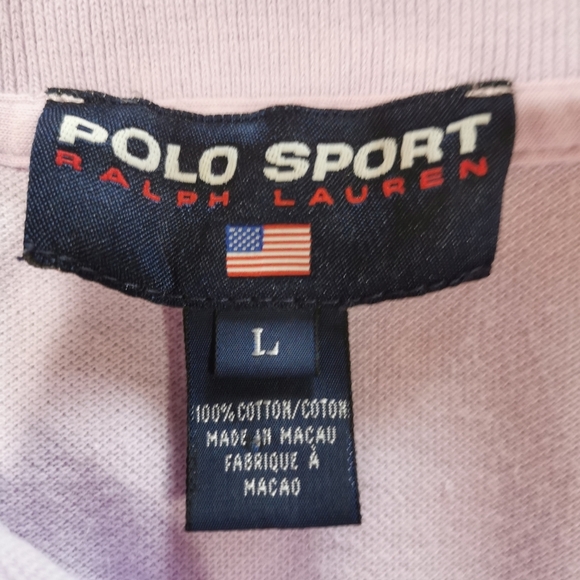 Ralph Lauren Polo Sport Lavender Sleeveless Cotton Polo Shirt Dress - Sz L - Picture 6 of 7